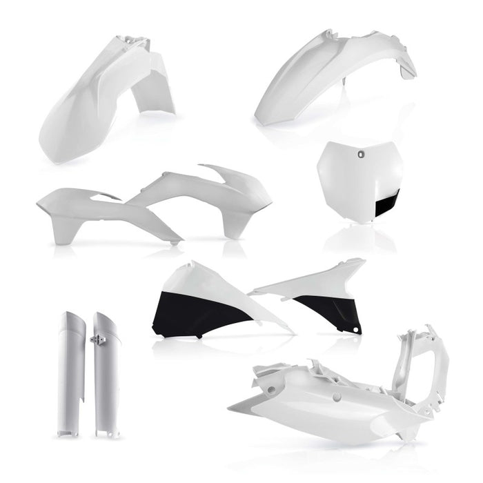 Acerbis Full Plastic Kit, White Fits Sx,Sx-F,Xc,Xc-F 125-450 13-13 2314330002