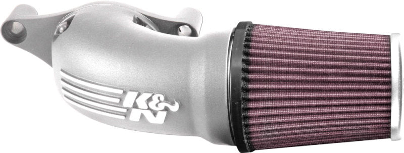 K&N 17-18 Harley Davidson Touring Models Performance Air Intake System Silver 57-1139S