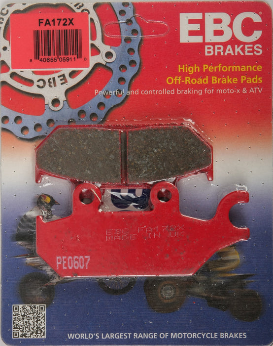 EBC Brakes FA172X Disc Brake Pad Set