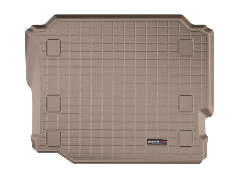 WeatherTech 2018+ compatible with Jeep Wrangler Unlimited JL No w/o Subwoofer Cargo Liners Tan 411109