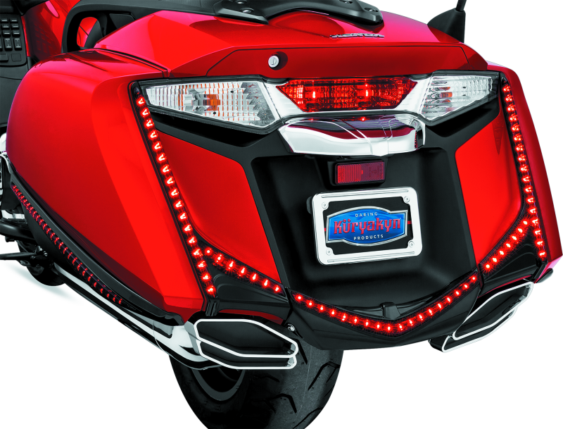 Kuryakyn 3248 Motorcycle Lighting Accessory: Rear Fender Tip LED Running/Brake