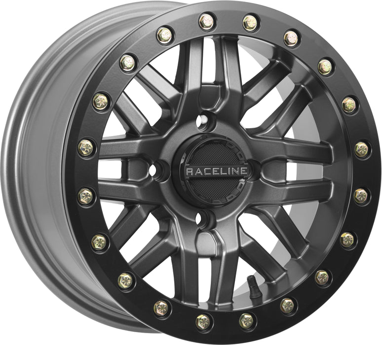 Raceline A91G-57056-52 BL RYNO Gun Metal W/Black