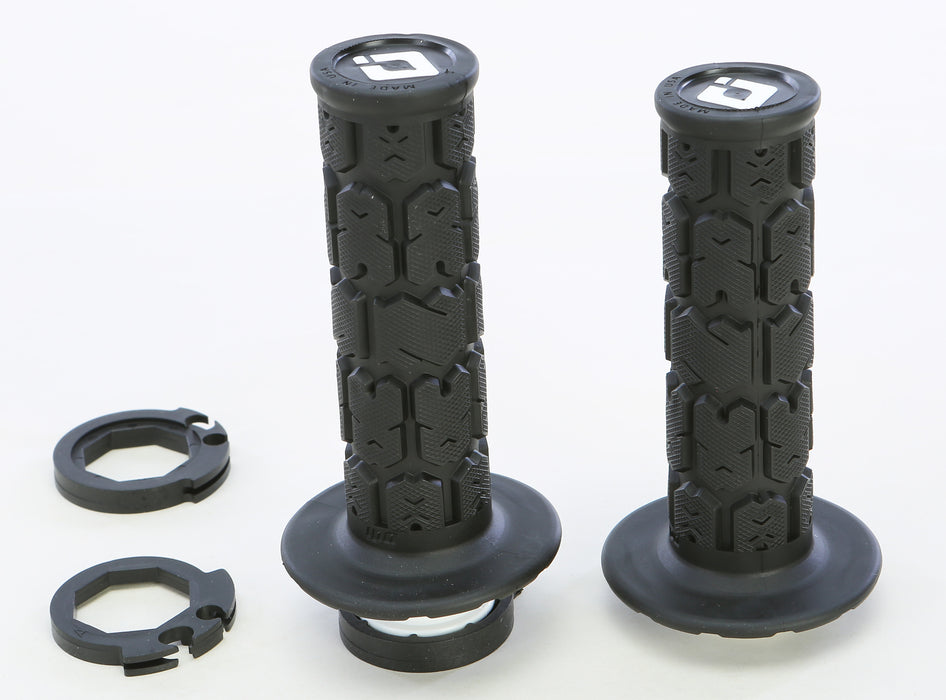 ODI Rogue MX Motorcross Grip Set Black Lock On