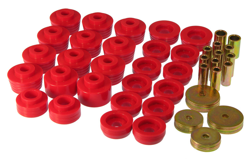 Prothane 78-88 GM Various Body Mount Kit - Red Fits select: 1978-1988 CHEVROLET MONTE CARLO, 1984-1988 OLDSMOBILE CUTLASS SUPREME