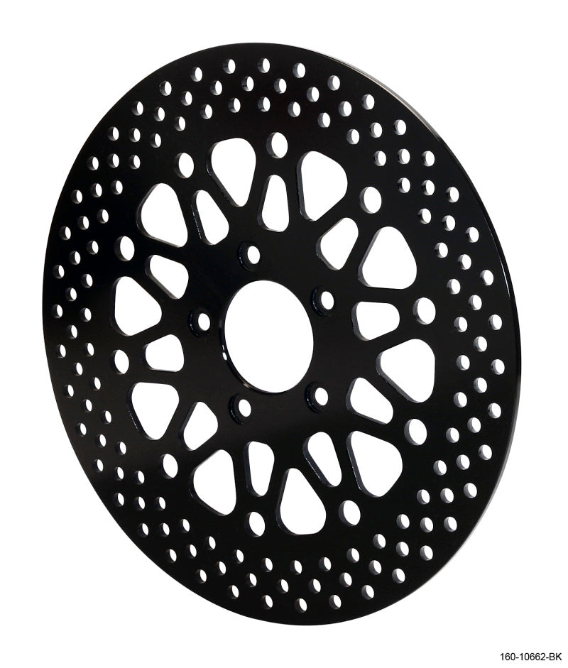 Wilwood Rotor-Front-H-D Motorcycle 84-99 Black Finish 11.50 x .196 5 on 3.25in 160-10662-BK