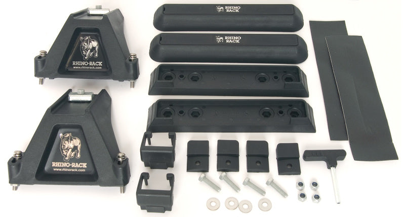 Rhino-Rack Heavy Duty Fixed Mount Cap/Topper Leg Set High Profile 2 pcs RFMC