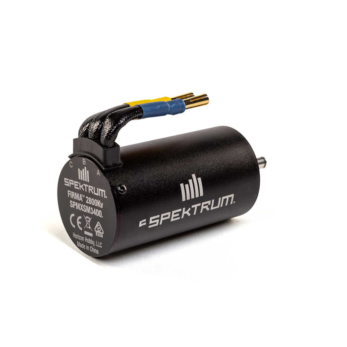 Spektrum SMART Firma 3668 2800Kv 4-Pole Brushless Motor 5mm SPMXSM3400 Electric Motors & Accessories