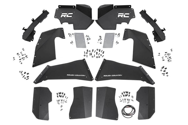 Rough Country Inner Fenders Fr & Rr Vertex Fits Jeep Wrangler Jk (2007-2018) 10511V