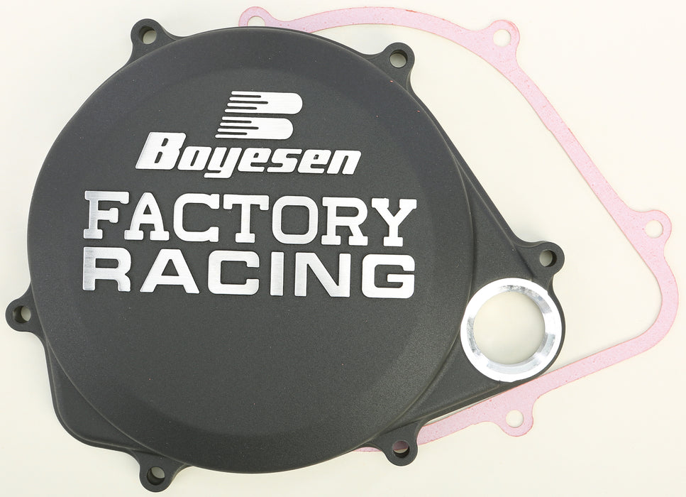 Boyesen Factory Racing Clutch Cover Black CC-06CB