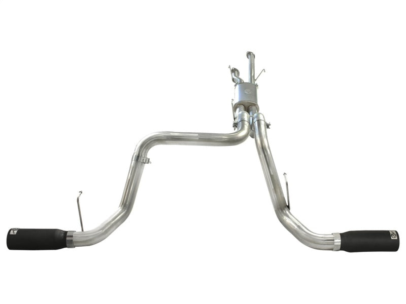 aFe MACHForce XP 2-1/2in to 3in 409 SS Cat-Back Exhaust w/ Black Tips 10-17 Toyota Tundra V8 5.7L 49-46014-B