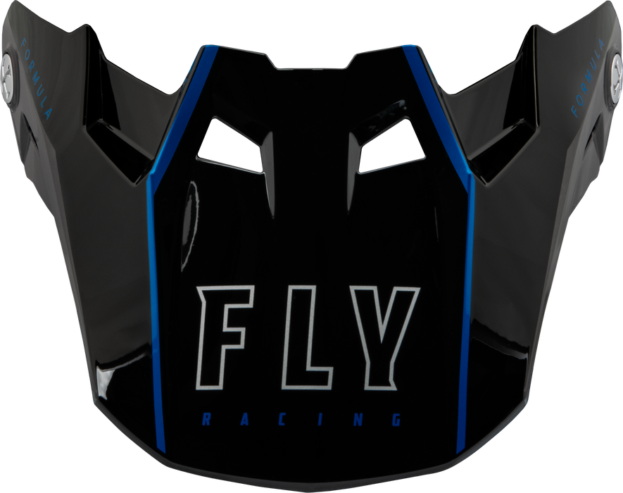 Fly Racing 73-47120S Formula Carbon Tracer Visor Blue/Black Yl/Sm