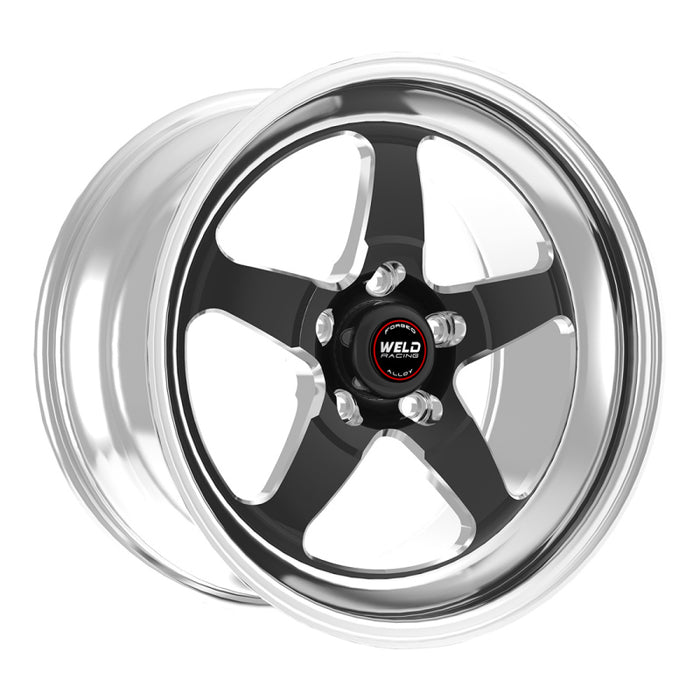 Weld S71 18x10.5 / 5x4.5 BP / 6.1in. BS Black Wheel (High Pad) Non-Beadlock 71HB8105A61A