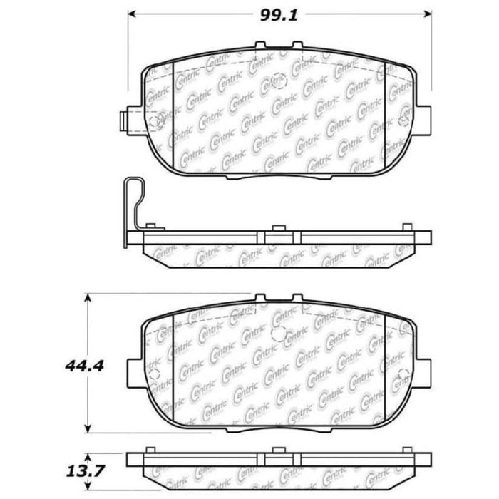 Stoptech St Street Brake Pads 308.118