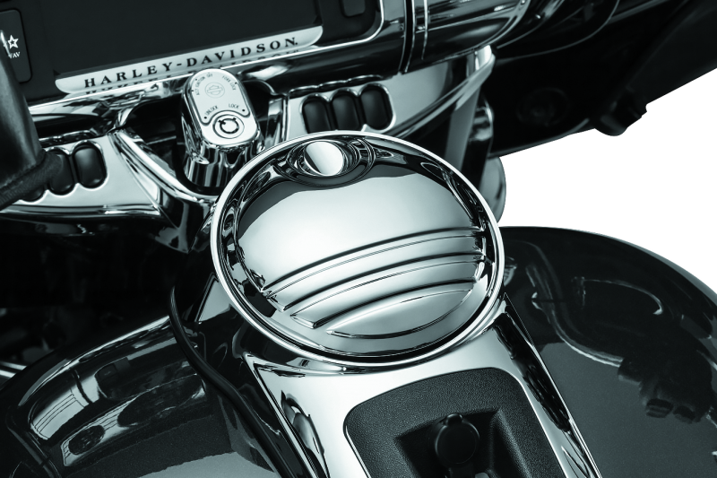 Kuryakyn Tri-Line Fuel Door Chrome 6968