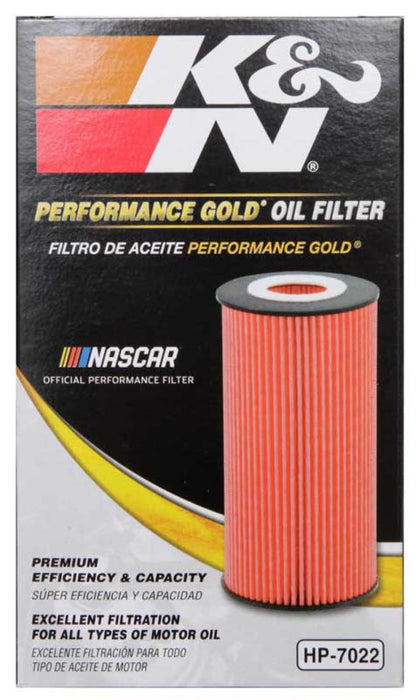 K&N Premium Oil Filter: Protects Your Engine: Compatible With Select 2006-2016 Hyundai/Kia (Genesis Coupe, Sedan, Azera, Santa Fe, Sonata, Entourage, Veracruz, Amanti, Sedona, Sorento), Hp-7022 HP-7022