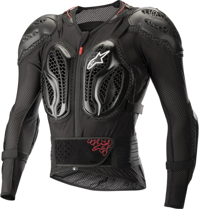 Alpinestars 6506818-13-S Men's Bionic Action Motorcycle Protection Jacket, Black/Red, Small