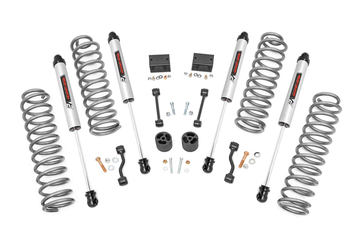 Rough Country 2.5 Inch Lift Kit Coils V2 Fits Jeep Wrangler Jl 4WD (2018-2023) 91370