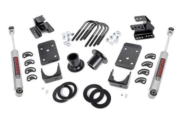 Rough Country Lowering Kit Spr Drop 1-2"Fr 4"Rr Fits Chevy/GMC 1500 (07-13) 728.20