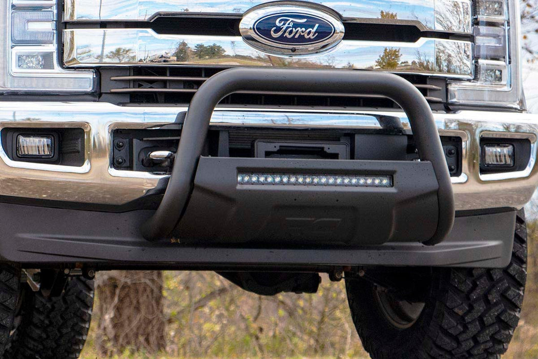 Rough Country Black Led Bull Bar Ford F-250 Super Duty 2Wd/4Wd (2017-2022) B-F2017