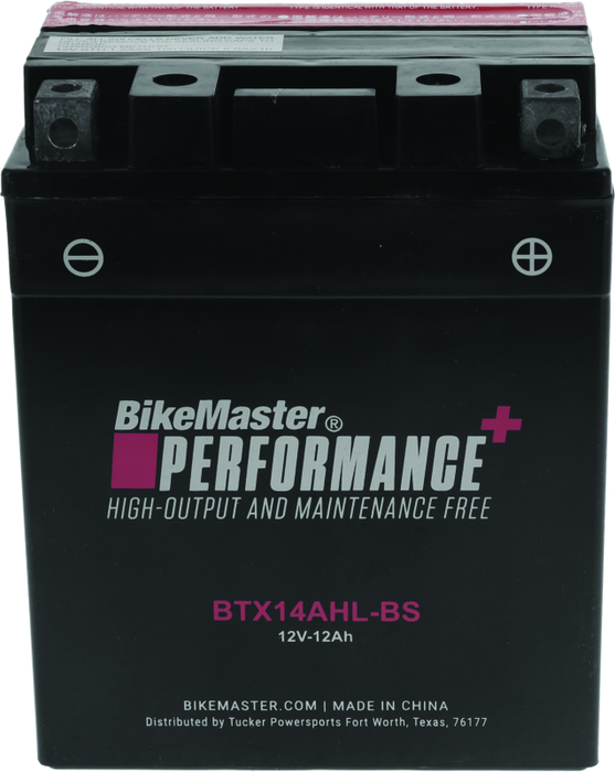 BikeMaster Performance+ Maintenance-Free Batteries BTX14AHL-BS