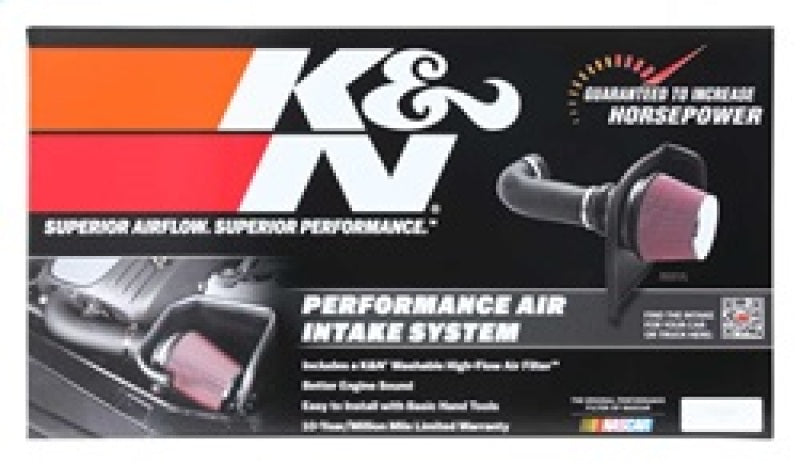 K&N 57-3070 Fuel Injection Air Intake Kit for CHEVROLET SILVERADO V8, 2009-2011
