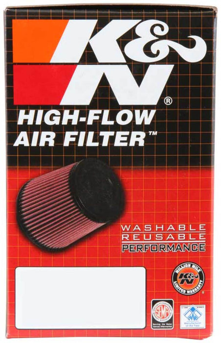 K&N Universal Clamp-On Air Filter: High Performance, Premium, Washable, Replacement Filter: Flange Diameter: 1.687 In, Filter Height: 4 In, Flange Length: 0.625 In, Shape: Round Tapered, R-1082