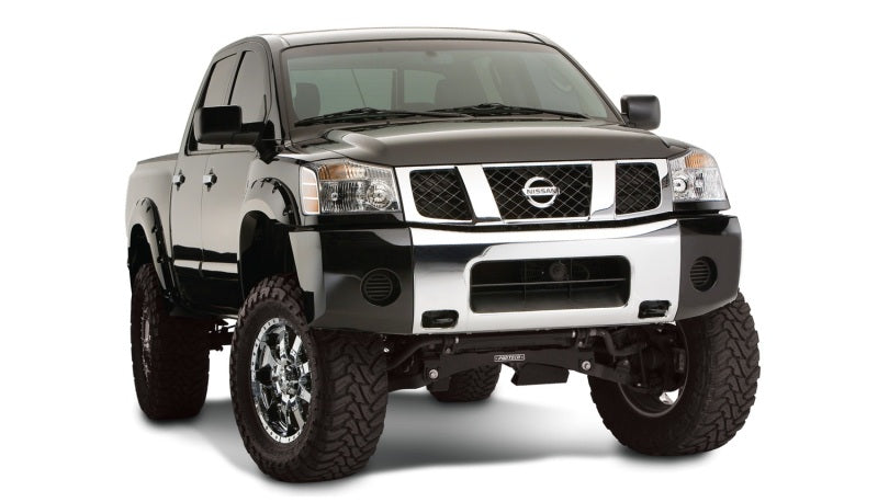 Bushwacker Front/Rear Black Pocket Style Fender Flares For 04-15 Titan 70908-02