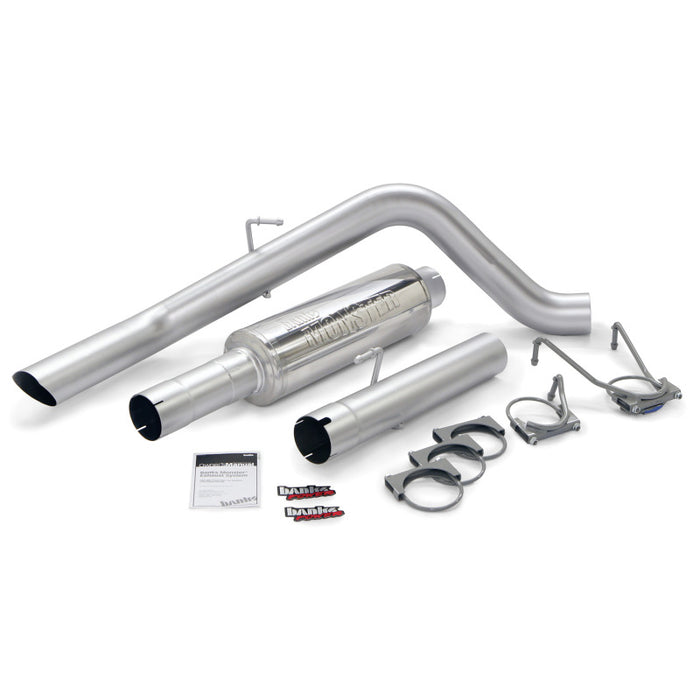 Banks Power 03-04 Compatible with Dodge 5.9L w/4in Catted Outlet Monster Sport Exhaust System 48777