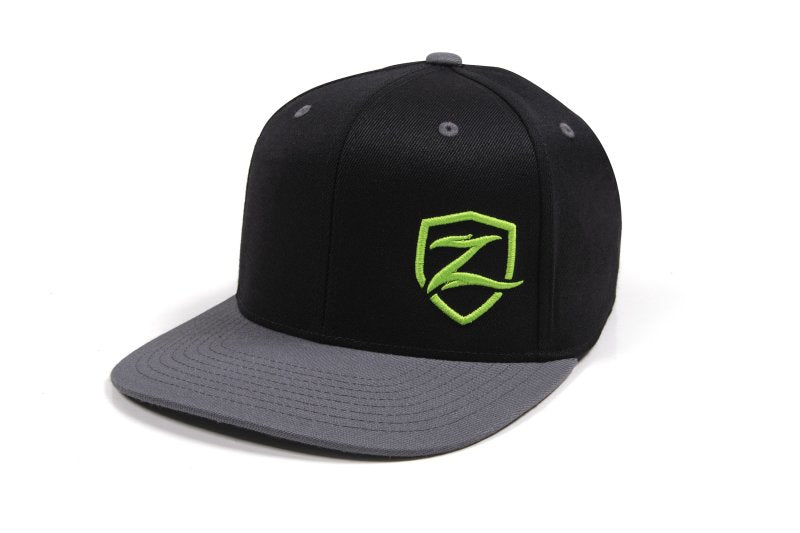 ZONE  Zone Black Flatbill Hat - Snapback