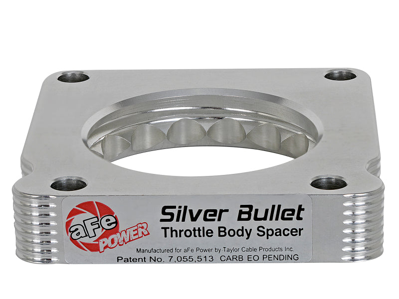 aFe 01-16 Compatible with Nissan Patrol (Y61) L6-4.8L Silver Bullet Throttle Body Spacer 46-36006