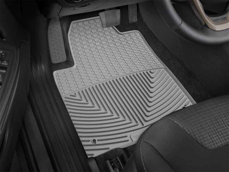 WeatherTech 2015 compatible with Jeep Cherokee Front Rubber Mats Grey W383GR