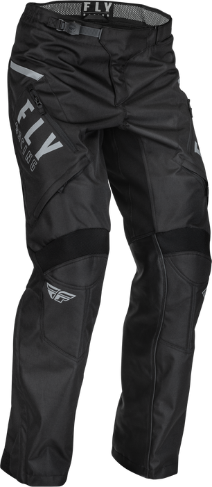 Fly Racing 2023 Adult Patrol Over-the-Boot Pants (Black/White, 32)