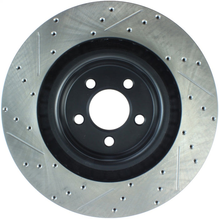 Stoptech Sport Drilled & Slotted Brake Rotor; Front Left 127.63063L