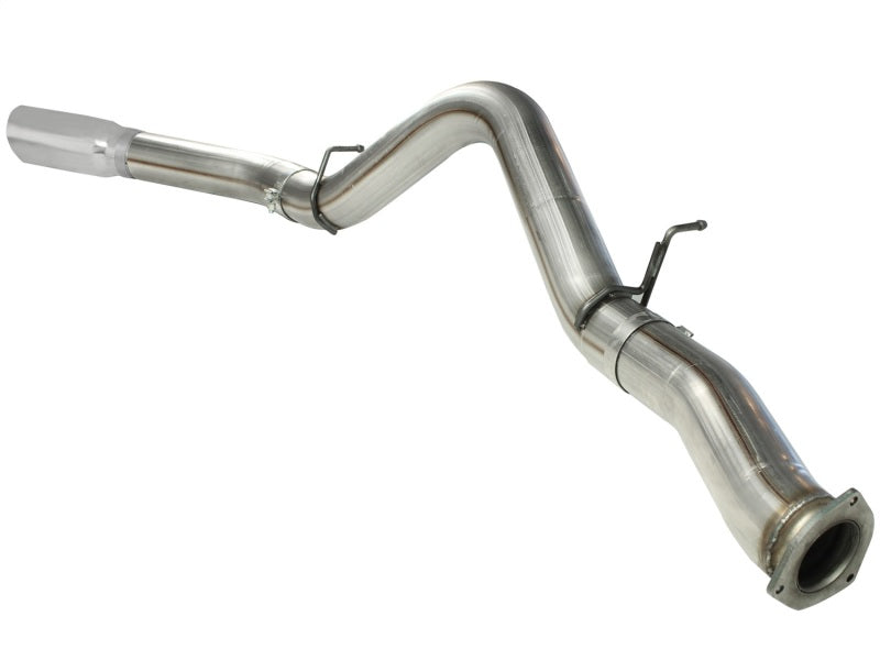 aFe MACHForce XP Exhaust 5in DPF-Polished, GM Diesel Trucks 07.5-10 V8-6.6L 9(td) LMM 49-44040-P