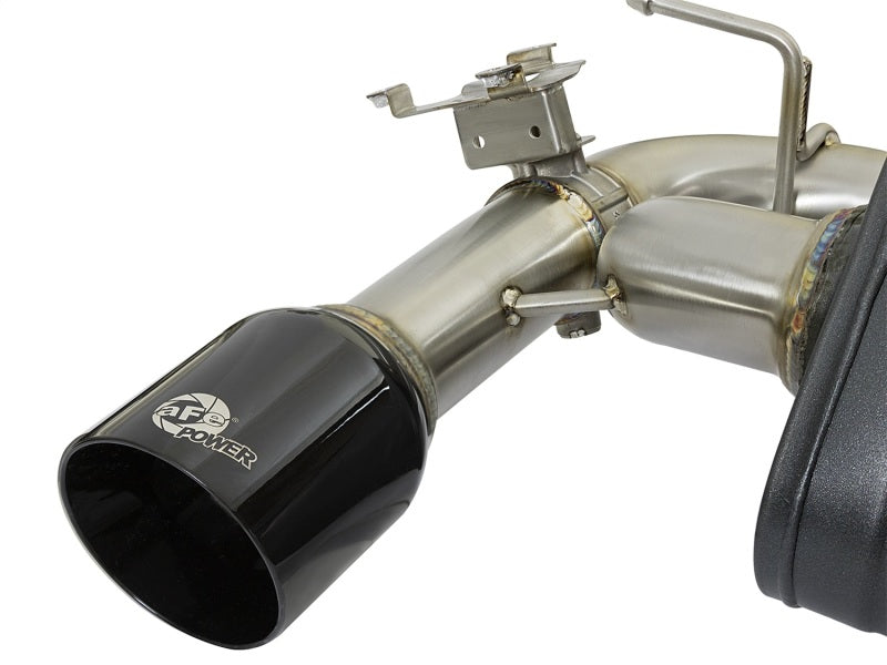 aFe MACHForce XP Exhausts Axle-Back 12-15 BMW 335i 3.0T (SS w/Black Tips) 49-36336-B