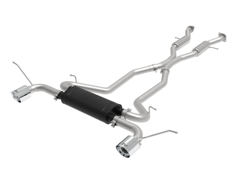 aFe Vulcan Series 2.5in 304SS Cat-Back Exhaust 11-19 compatible with Jeep Grand Cherokee (WK2) 5.7L w/ Polished Tips 49-38085-P