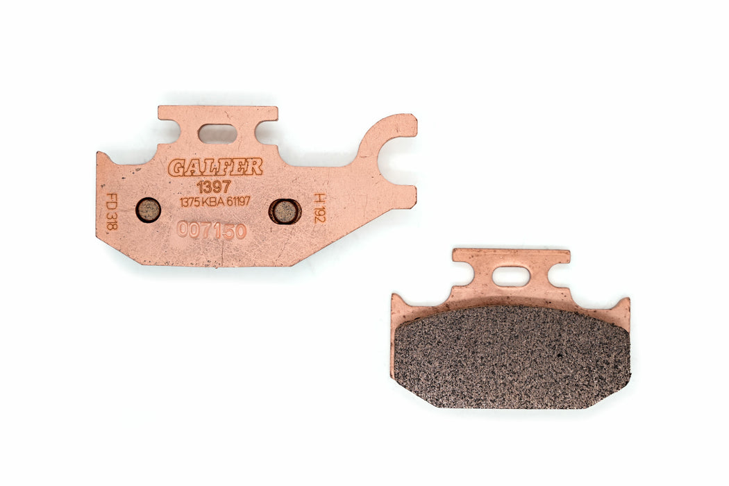 Galfer HH Sintered Brake Pads (Rear G1397) Compatible With 06-12 YAMAHA RAPTOR700