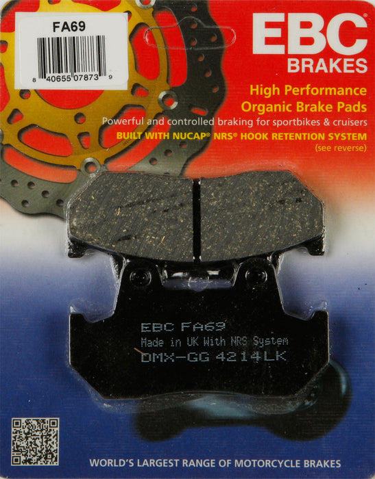 EBC Brakes FA69 Disc Brake Pad Set