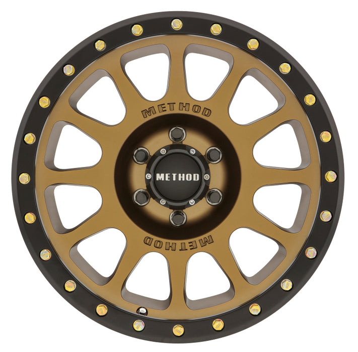Method Race Wheels MR30578560900 17x8.5 NV Matte Bronze Wheel w/Matte Black Ring