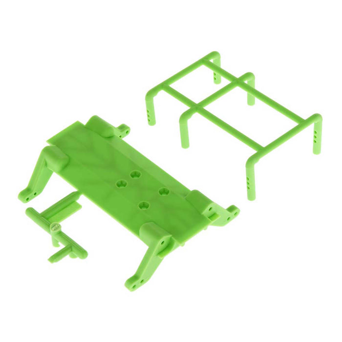 Axial AX31348 Green Skid Plate & Battery Capture AXIC3348 Electric Car/Truck Option Parts