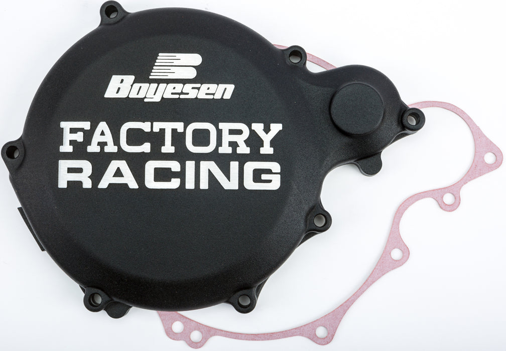 Boyesen Factory Racing Clutch Cover Black CC-32B