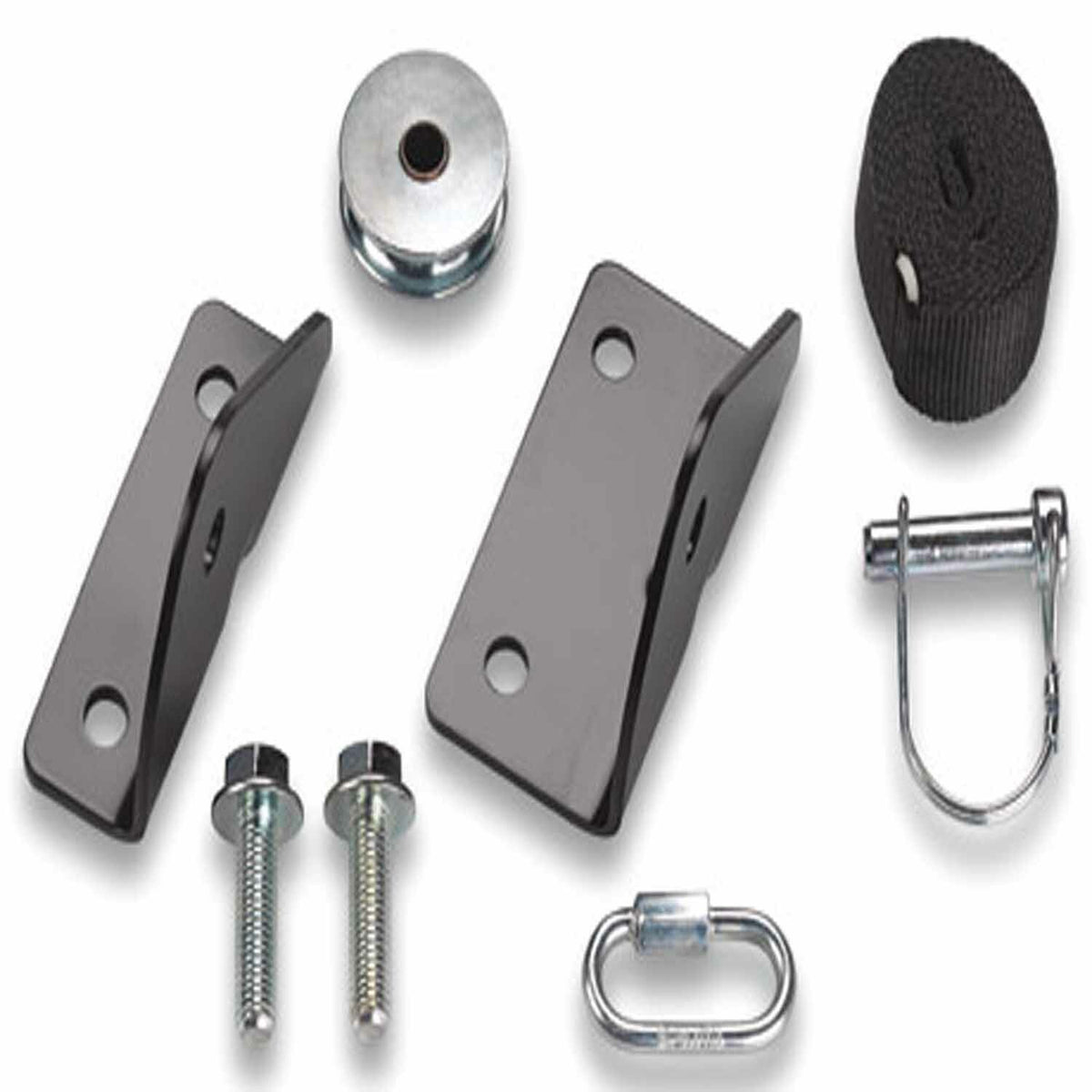 Warn Pulley Bucket P For Atv Plow; Provides Better Control Of Plow Blade By Doubling Lifting Advantage/ Slowing Blade Movement/ Repositioning Lift Point; With Brackets/ Pulley/ Hardware 84526
