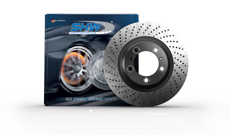 SHW 17-18 Porsche 718 Boxster 2.0L w/o Ceramic Brakes Rear Drilled MB Brake Rotor (98735240101) PRX39873