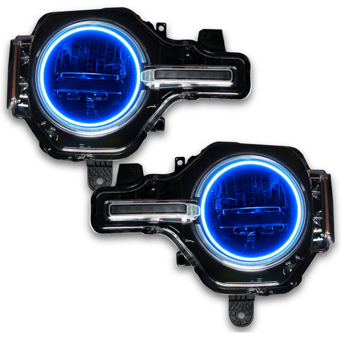 1470 335 Headlight Halo Ring Emitter Set Fits select: 2021-2022 FORD BRONCO BASE/BIG BEND/BLACK DIAMOND/OUTER BANKS