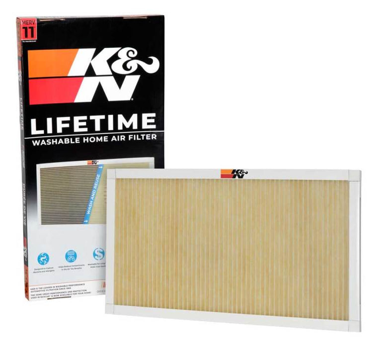 K&N 14X25X1 Hvac Furnace Air Filter, Lasts A Lifetime, Washable, Merv 11, The