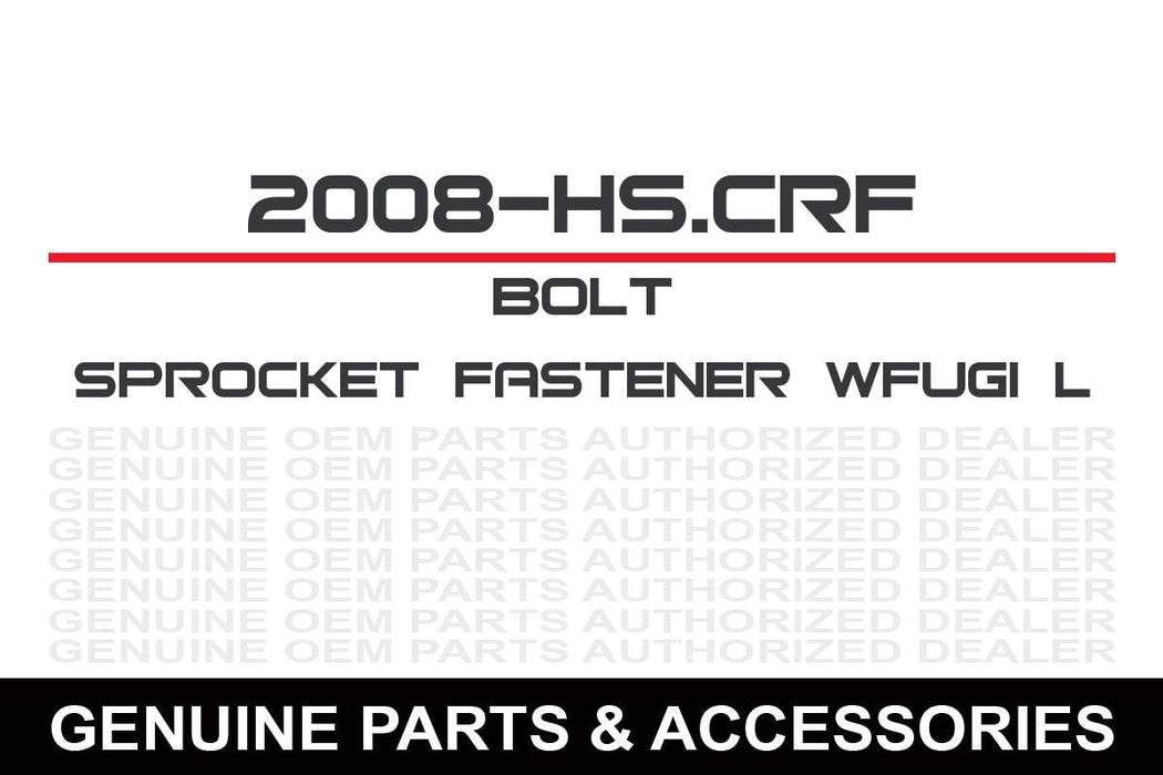 Bolt Motorcycle Hardware, Inc Hub-Savers Honda Cr/Crf-6/Pk 2008-Hs.Crf