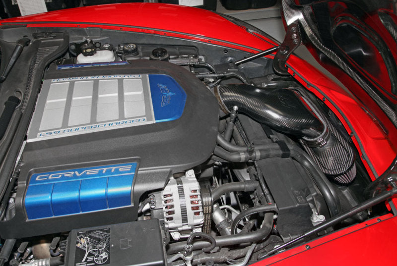 K&N 63-3080 Aircharger Intake Kit for CARBON FIBER, CHEV CORVETTE ZR1 6.2L SC 2009-2013