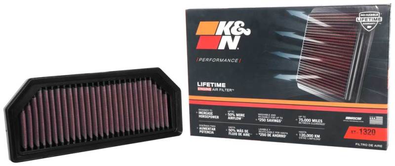 K&N Engine Air Filter: High Performance, Premium, Powersport Air Filter: Compatible With 2020-2022 Ktm 1290 Super Duke R; 2022 Ktm 1290 Super Duke R Evo; 2022 Ktm 1290 Super Duke Rr, Kt-1320 KT-1320