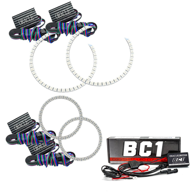 Oracle Fits Mercedes Benz C-Class 08-11 Halo Kit Colorshift W/ BC1 Controller See Warranty 2291-335