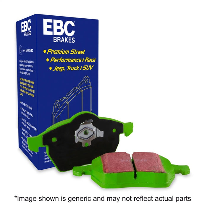 EBC 2017+ Compatible with Nissan Leaf Electric Greenstuff Front Brake Pads DP22310